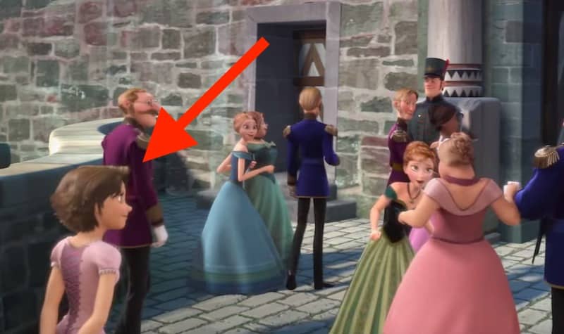 ディズニー映画「アナと雪の女王」にラプンツェルが登場しているという雑学