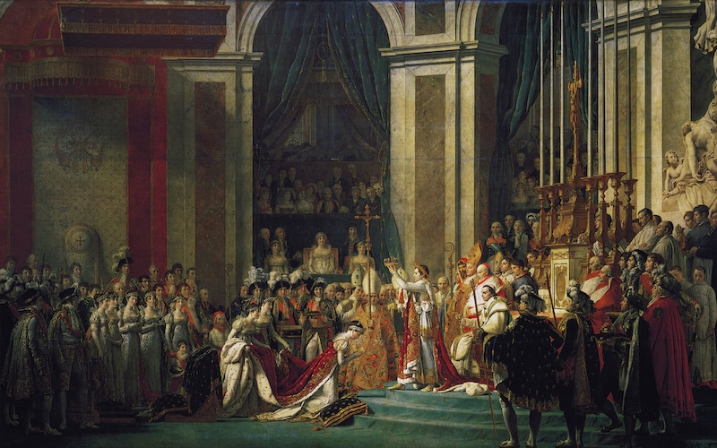 「ナポレオンの戴冠式」の絵が2枚ある理由に関する雑学